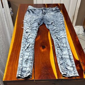 Encore Jeans Black and Gray Skinny Jeans BD-19